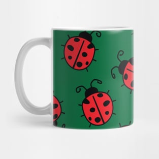 ladybird pattern Mug